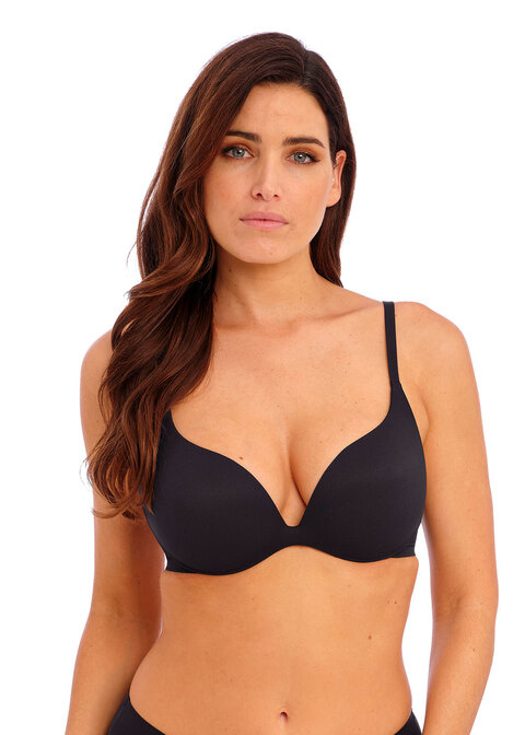 Biustonosz Wacoal INES SECRET WE601014BLK Uw Push Up Bra Black