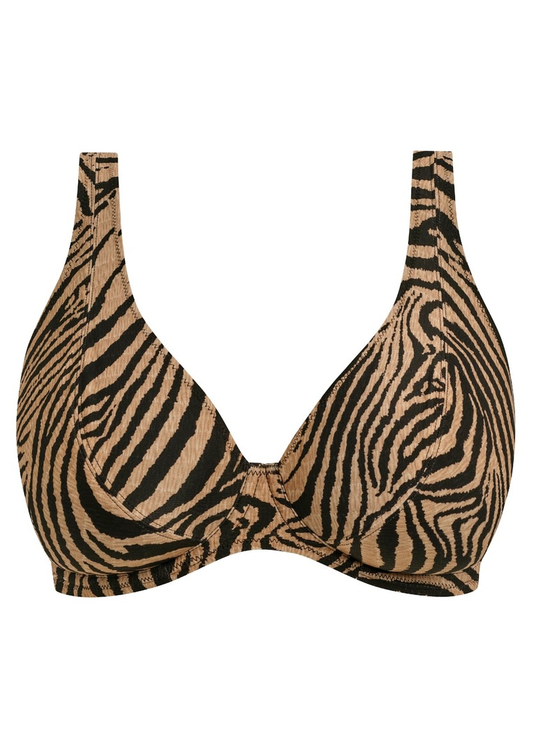 Biustonosz kąpielowy Freya Swim TORTOLI BAY AS208213NAL Uw High Apex Bikini Top Natural