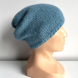 CHMURKA Alpaca Beanie 21 Niebieski Morski