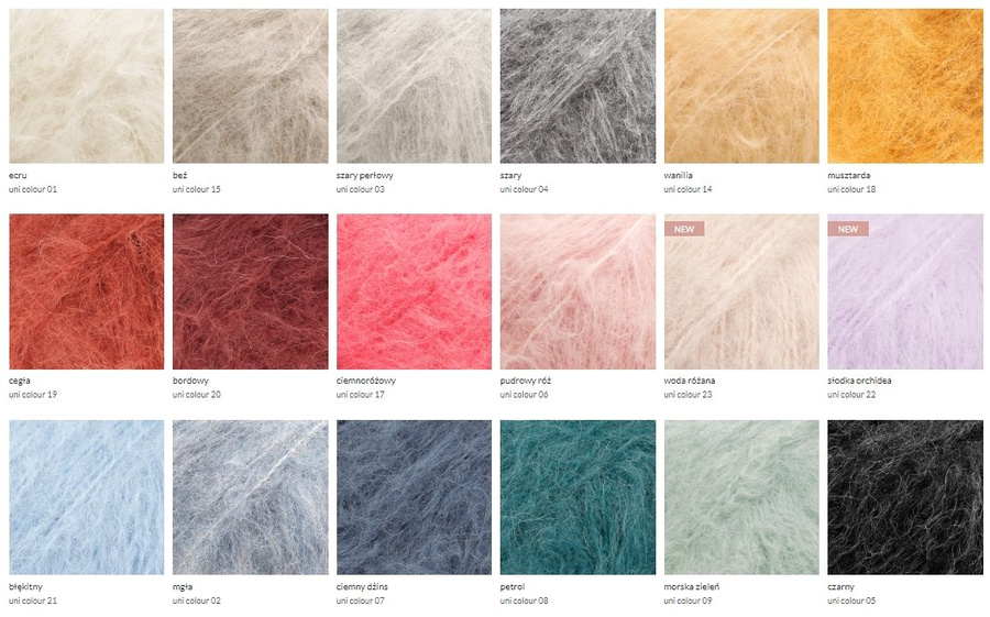 Ręcznie robiona czapka damska WATA CUKROWA Alpaka z Merynosem 01 Ecru