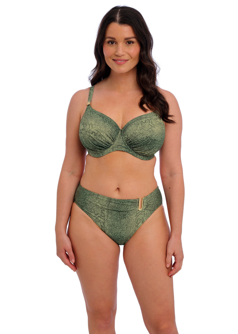 Biustonosz kąpielowy Fantasie MAYA BAY FS505701PRI Uw Gathered Full Cup Bikini Top Peridot