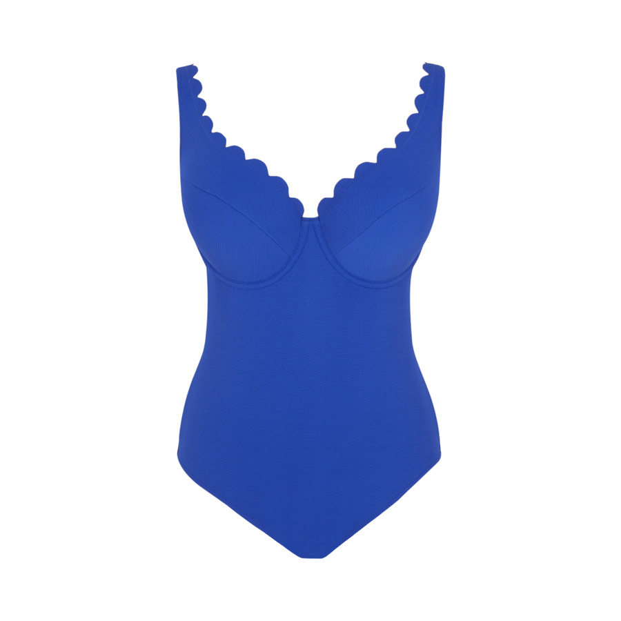 Strój kąpielowy jednoczęściowy Panache Swim SPIRIT SW1780 RITA Plunge Swimsuit Cobalt