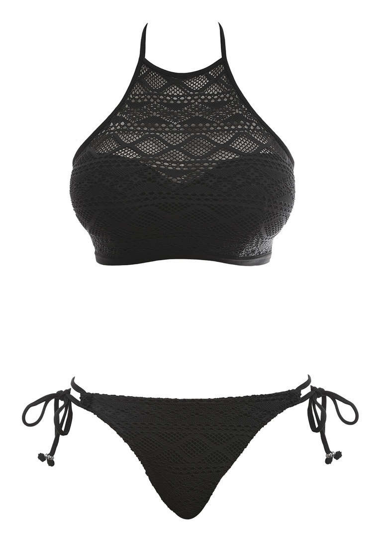 KOMPLET - Strój kąpielowy Freya SUNDANCE Black - wybierz fasony i rozmiary (28E, 30DD, 30E, 32D, 32E, 34G, 36E, 36F)