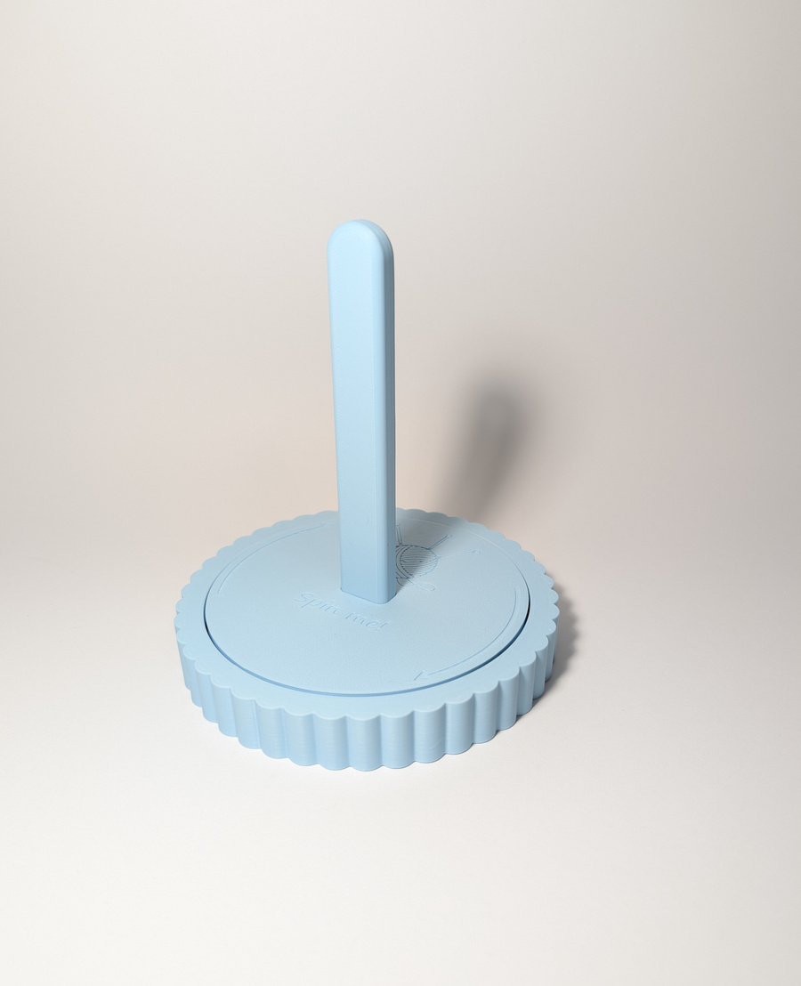 Spinner stojak obrotowy na włóczkę Błękit