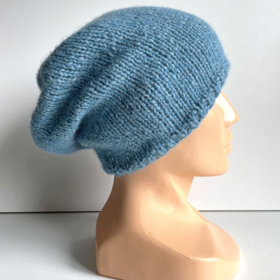 CHMURKA Alpaca Beanie 21 Niebieski Morski