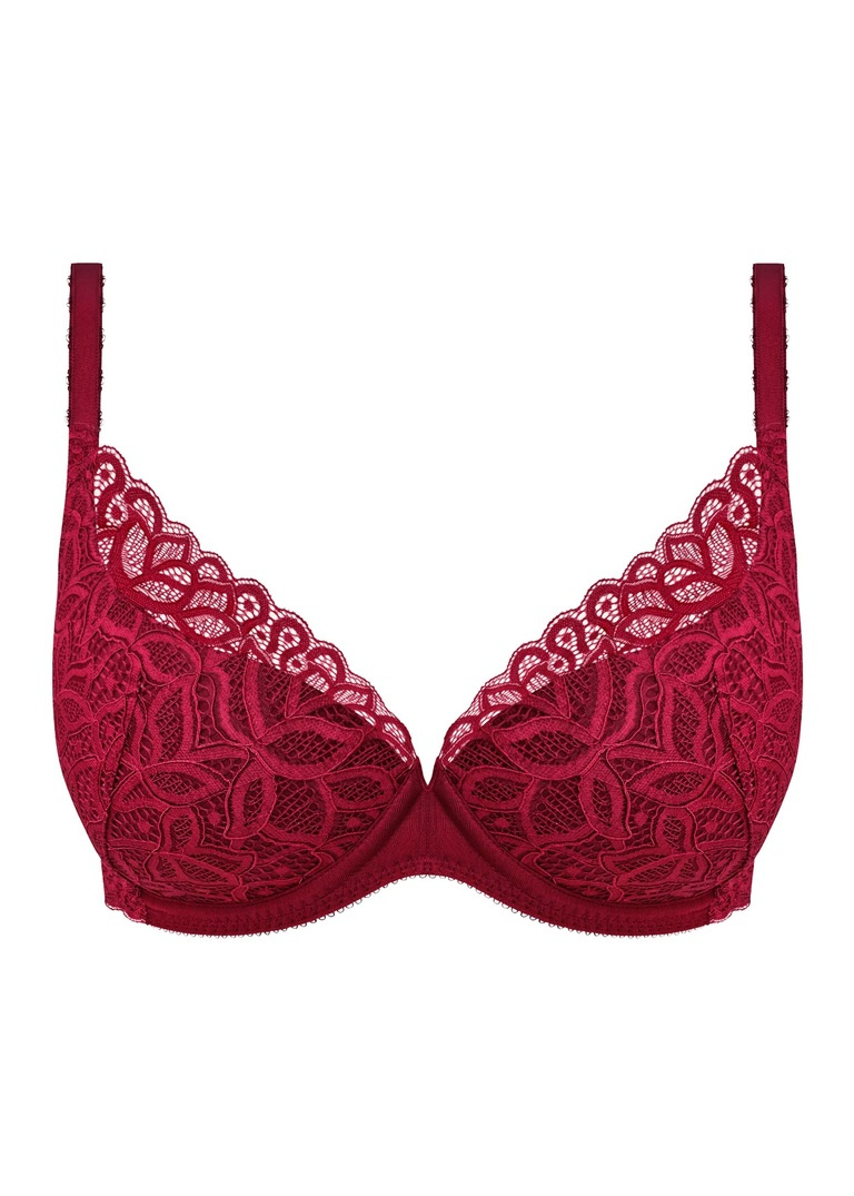 Biustonosz Wacoal RAFFINE WE148003CRI Uw Plunge Bra Carmine
