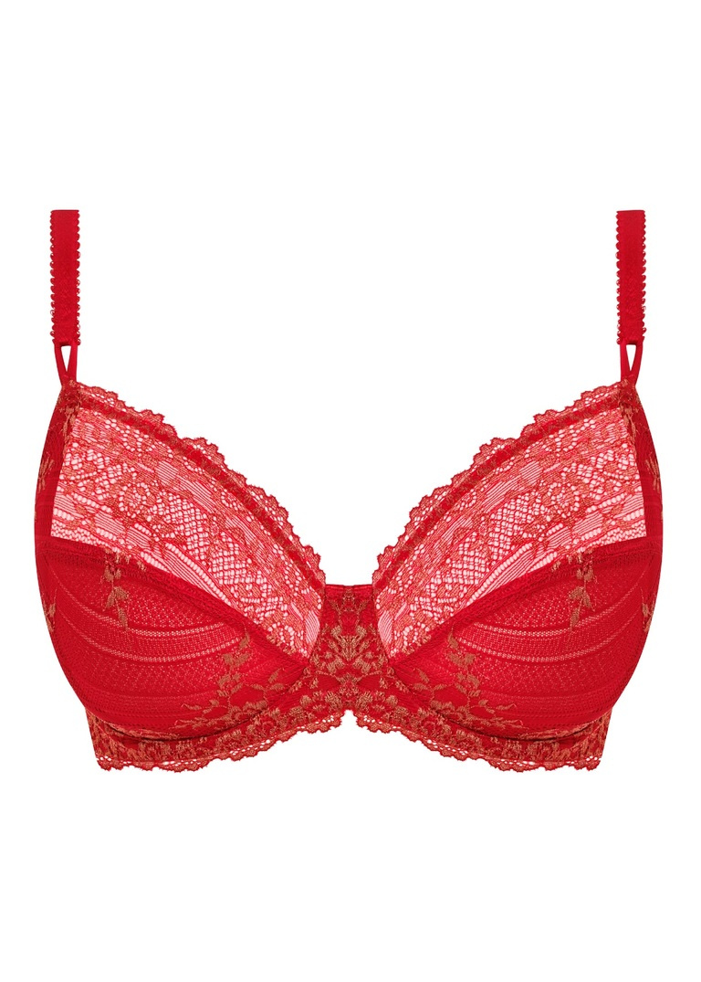 Biustonosz Wacoal EMBRACE LACE WA065191947 Underwired Bra Grandalia Red/rose Gold