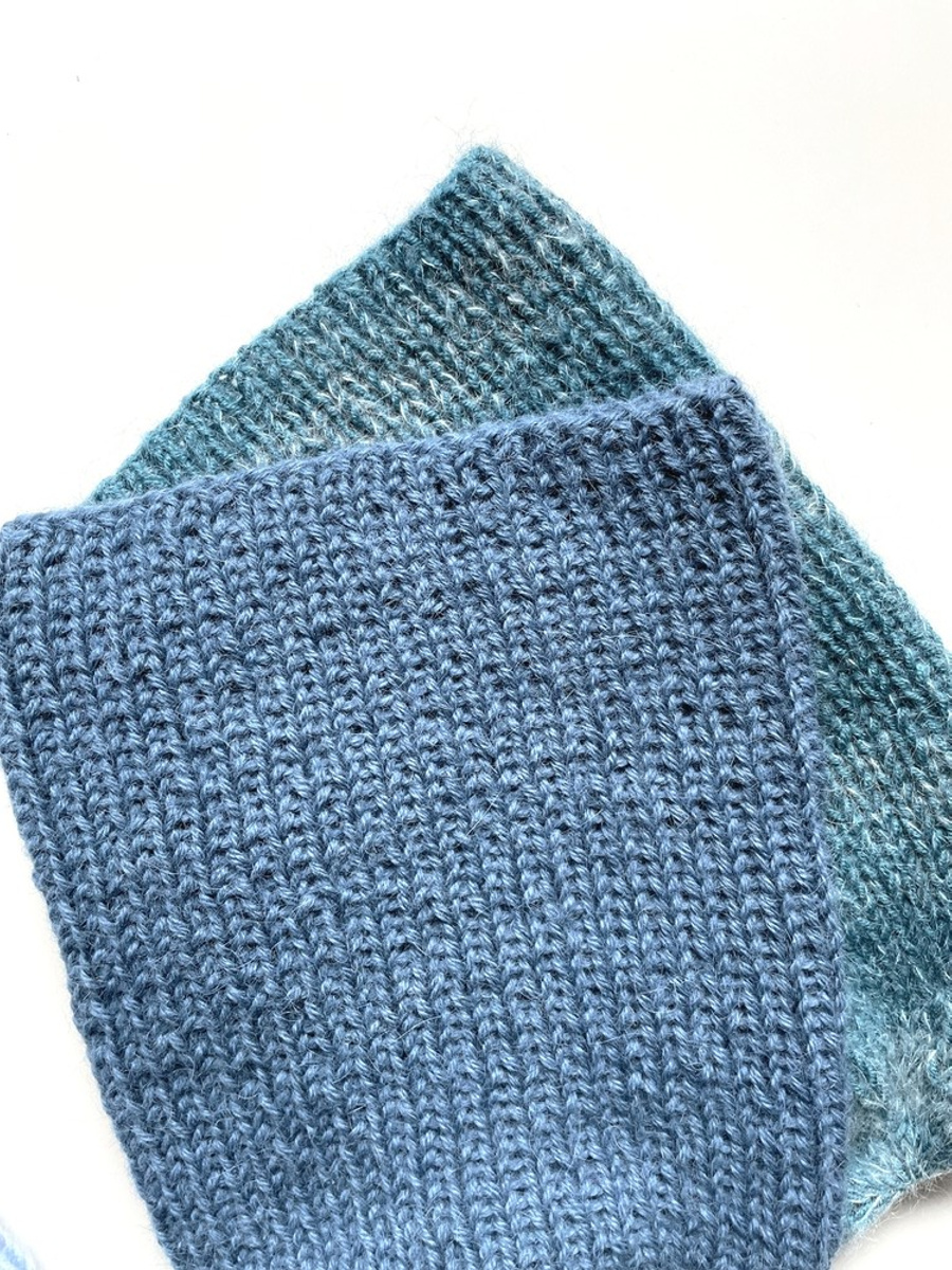 KIARA – czapka z alpaki damska 100% alpaka 6309 średni niebieski petrol zimowa beanie