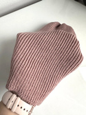 VARELLA – czapka z wełny merino beanie 100% baby merino 49 Pustynna Róża