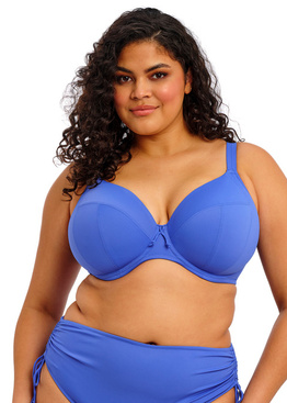 Biustonosz kąpielowy Elomi Swim Plain Sailing ES7284AZE Uw Plunge Bikini Top Azure