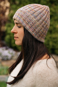 NELLI Handgemachte Beanie-Mütze aus Merinowolle 22 Fairytale Rosa