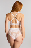 Głębokie figi Panache EVANGELINE 11434 Deep Pant White