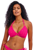 Biustonosz kąpielowy Freya Swim NOMAD NIGHTS AS205404FUA Uw Halter Bikini Top Fuchsia
