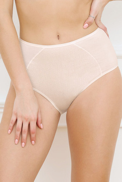 Figi Italian Fashion JANA MAXI 15703 Majtki wysokie figi, pudrowe