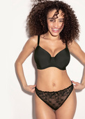 Biustonosz Freya ESSENTIALLY SMOOTH AA404432BLK Uw Moulded Balcony T-shirt Bra Black