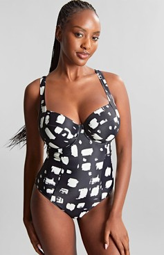 Strój kąpielowy jednoczęściowy Panache CAPRI SW1720 Paloma Balcony Swimsuit Capri Print