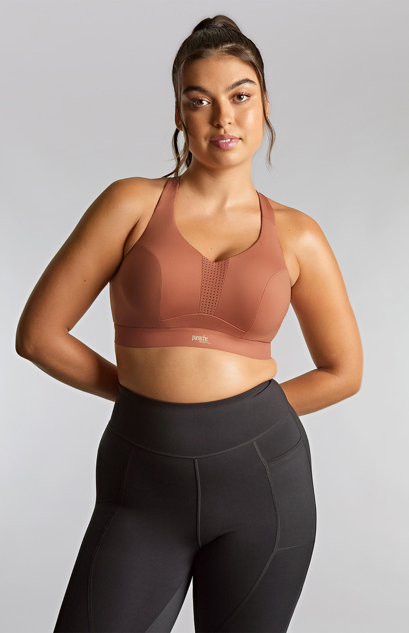 Biustonosz Panache Sport ENDURANCE 5022 Non Padded Sports Wired Bra Sienna Rose