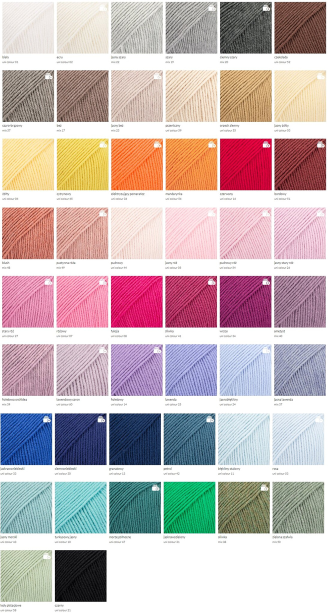 NANA – czapka merino wywijana 100% baby merino 02 Ecru