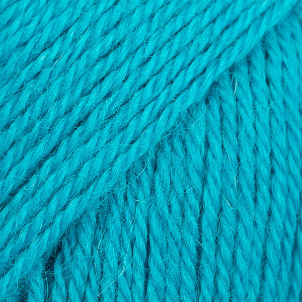 KIARA Beanie-Mütze aus 100% Alpaka 2918 niebiesko‑turkusowy ciemny
