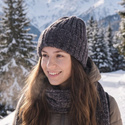 NELLI Handmade Merino Wool Beanie 31 Nocny Las Winter