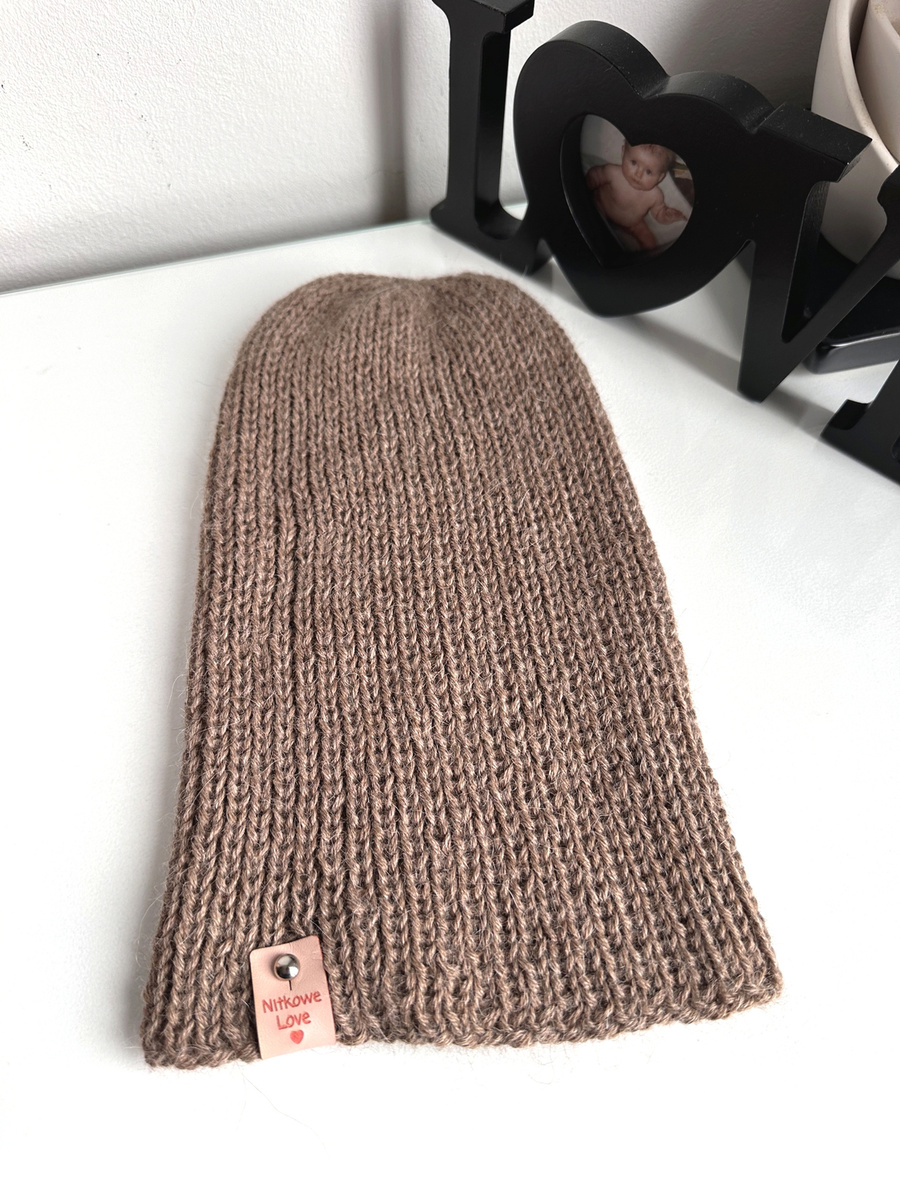 KIARA Alpaca Beanie 100% 618 Nugat Beige