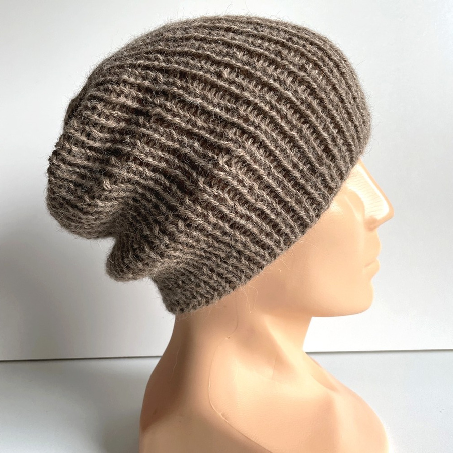 KIARA Alpaca Beanie 100% 618 Nugat Beige