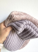 LAURIN Turn-Up Beanie 100% Alpaca 4010 Light Lavender