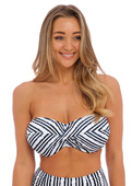 KOMPLET - Strój kąpielowy dwuczęściowy Fantasie SUNSHINE COAST French Navy FS502509FRY + FS502572FRY (32E + S)