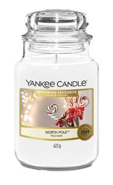 Duża świeca zapachowa Yankee Candle NORTH POLE