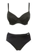 Biustonosz kąpielowy Fantasie Swim VERSAILLES FS5749BLK Uw Gathered Full Cup Bikini Top Black
