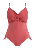 Strój kąpielowy Fantasie Swim BEACH WAVES FS502231PRO Uw Twist Front Swimsuit With Adjustable Leg Persian Rose